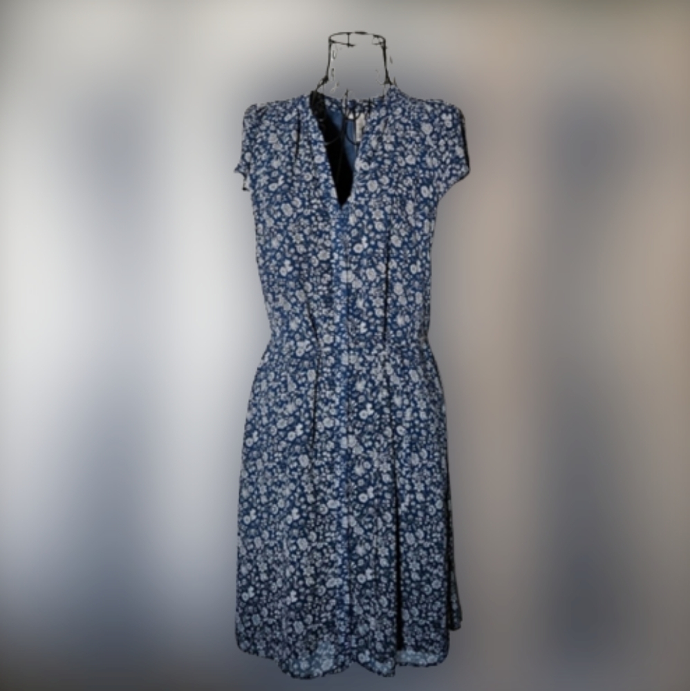 H&M Blue Floral Dress